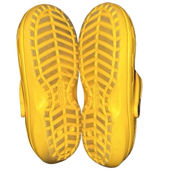 Crocs Yellow Mules Shoes Size 8 - Picture 5 of 5
